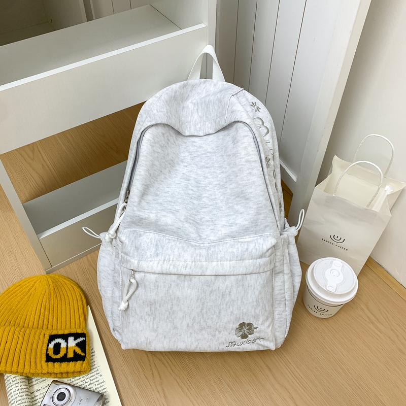 Canvas Backpack Casual - حقائب ظهر من النايلون بألوان موحدة