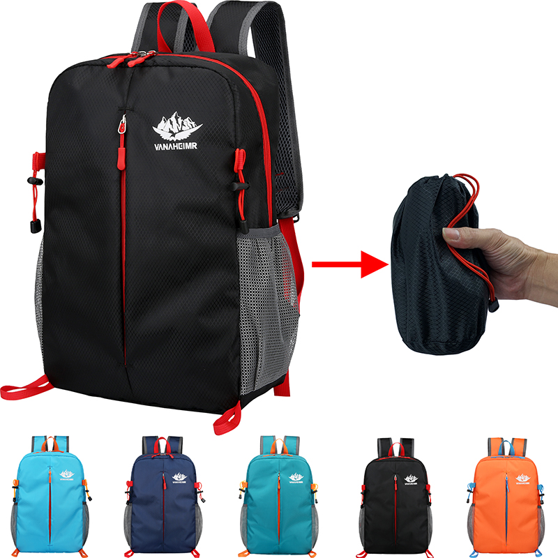Foldable Backpack Small - 15L المحمولة يوم حزمة حقيبة ظهر