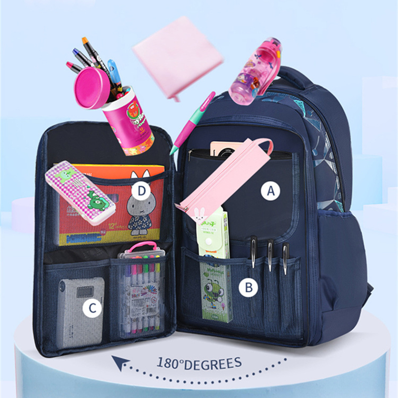 School Backpack Teen - المدرسة الابتدائية حقائب الظهر مقاوم للماء