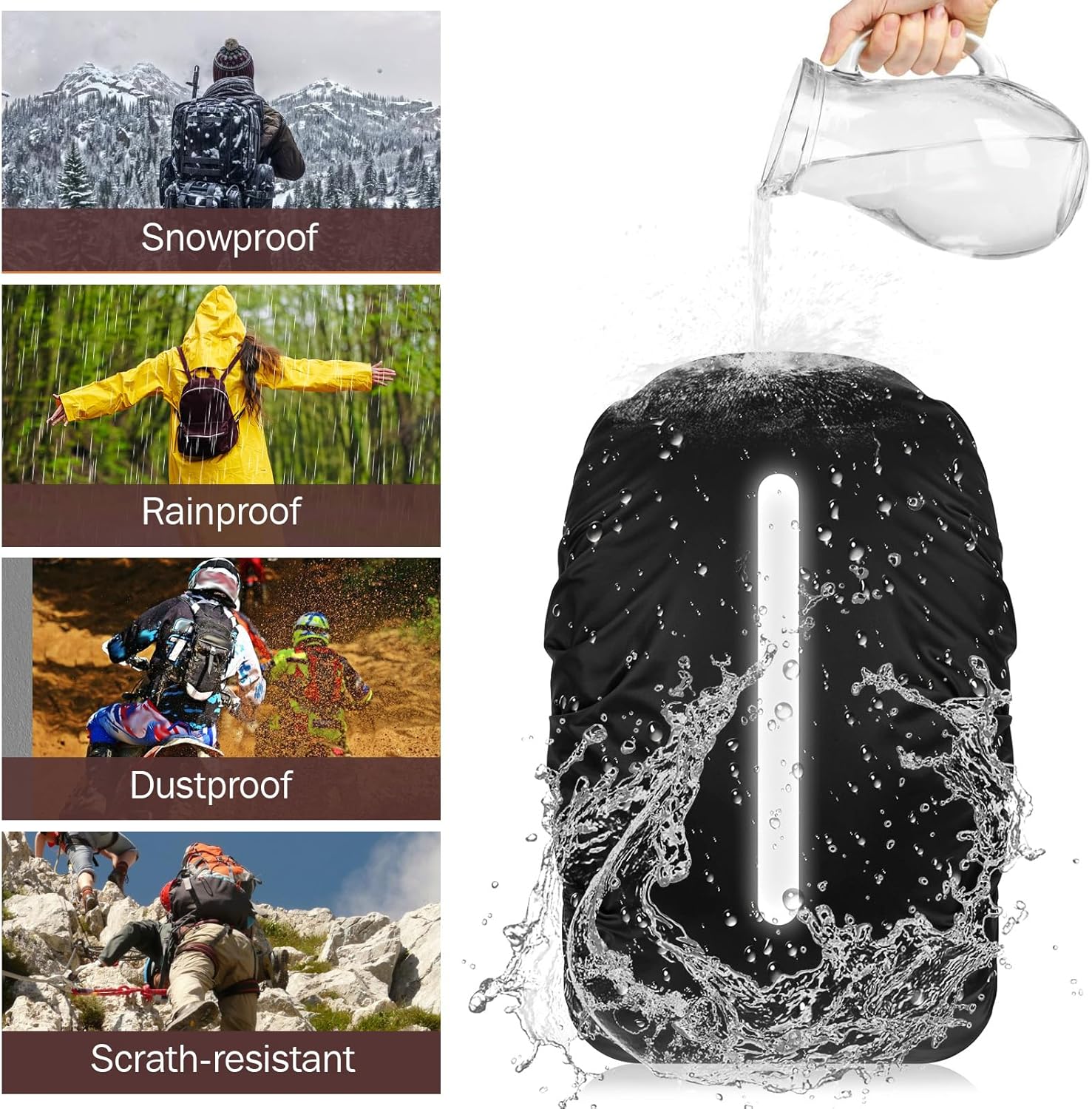غطاء واقي من المطر لحقيبة الظه - مراجعة Rain Cover Backpack وسعره
