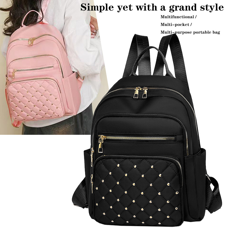 حقيبة ظهر نسائية من القماش الن - مراجعة Canvas Backpack Casual وسعره