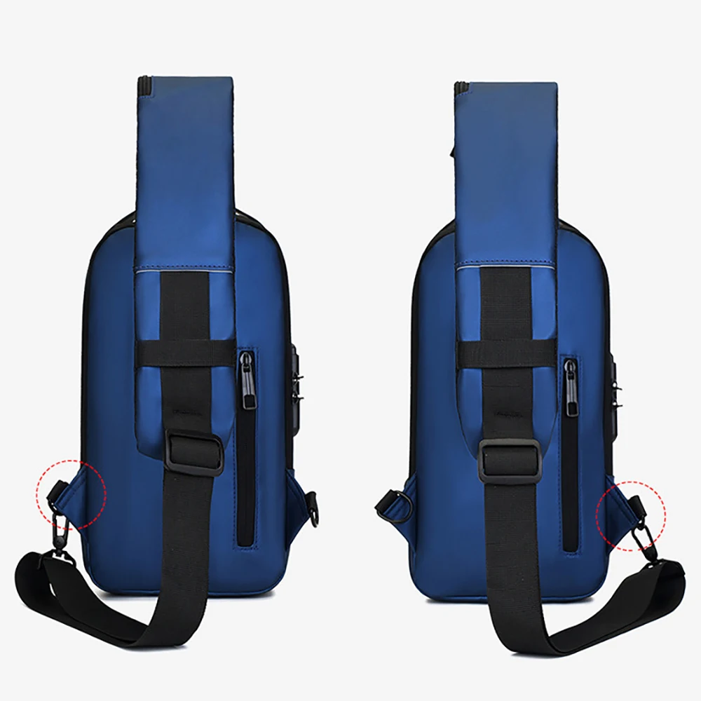 حقيبة صدر رجالية متعددة الاستخ - مراجعة Travel Backpack Anti Theft وسعره