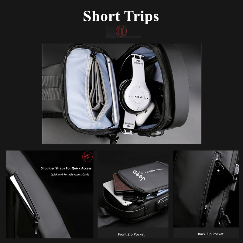 حقيبة جيب بولو للرجال مضادة لل - مراجعة Travel Backpack Anti Theft وسعره