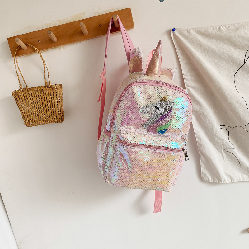 حقيبة ظهر وردية للفتيات بتصميم - مراجعة School Backpack Teen وسعره