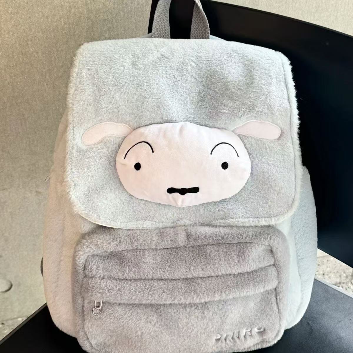 حقيبة ظهر قطيفة لطيفة على شكل  - مراجعة School Backpack Teen وسعره