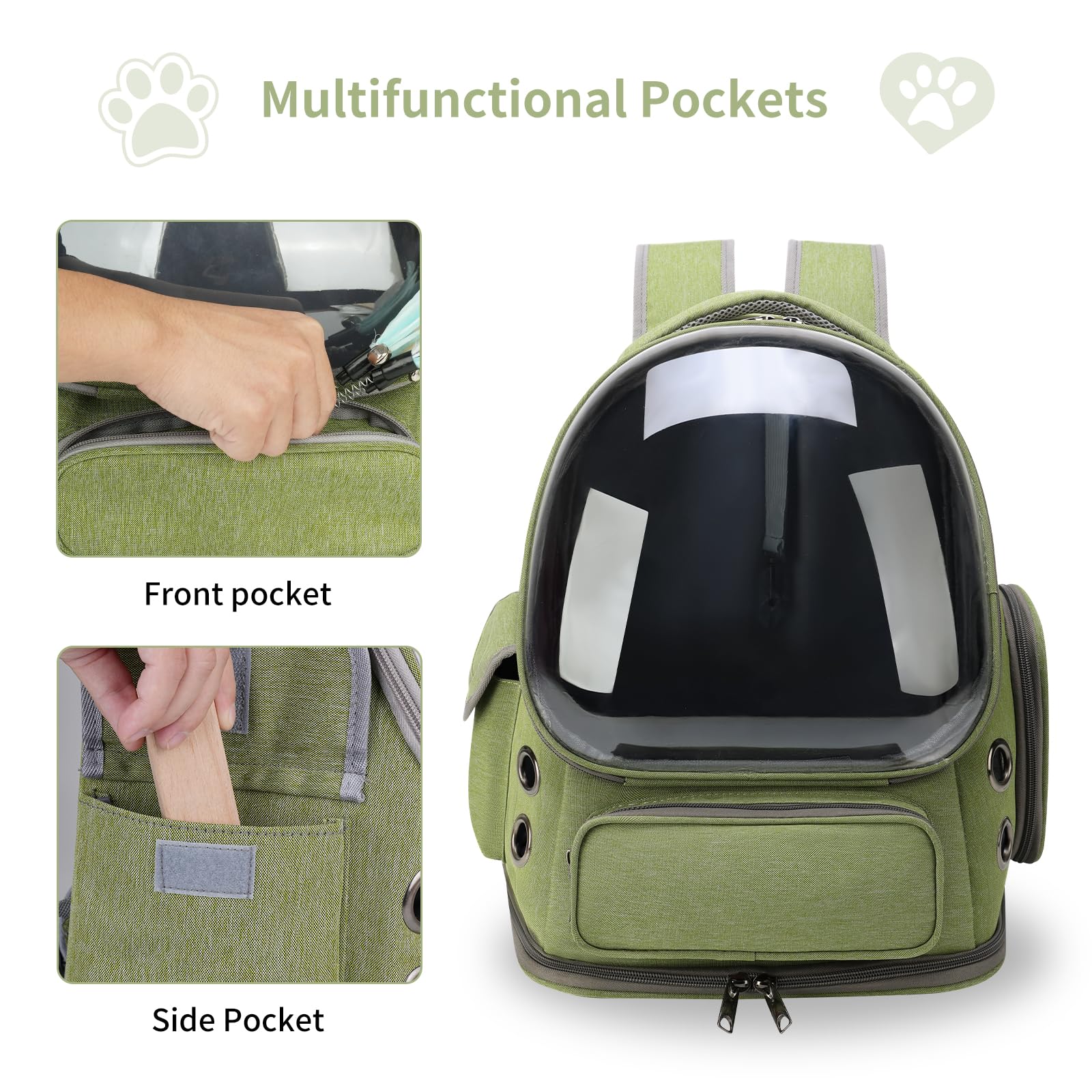 حقيبة ظهر لنقل القطط، حقيبة قا - مراجعة Foldable Backpack Small وسعره