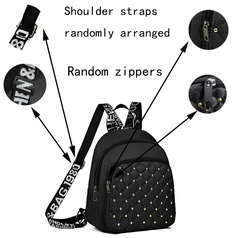 حقيبة ظهر أنيقة مرصعة متعددة ا - مراجعة Canvas Backpack Casual وسعره